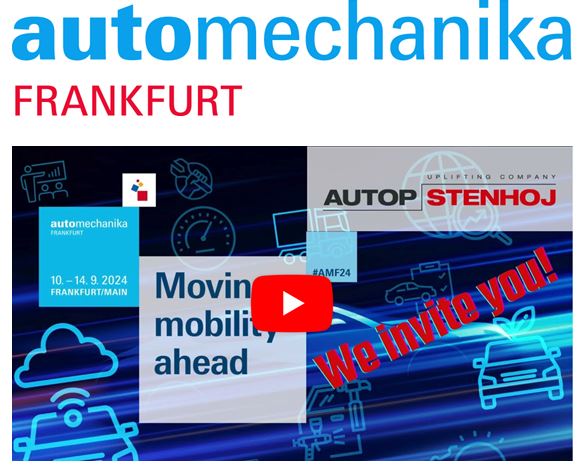 AUTOPSTENHOJ:N NOSTINUUTUUDET AUTOMECHANIKA 2024 -TAPAHTUMASSA FRANKFURTISSA