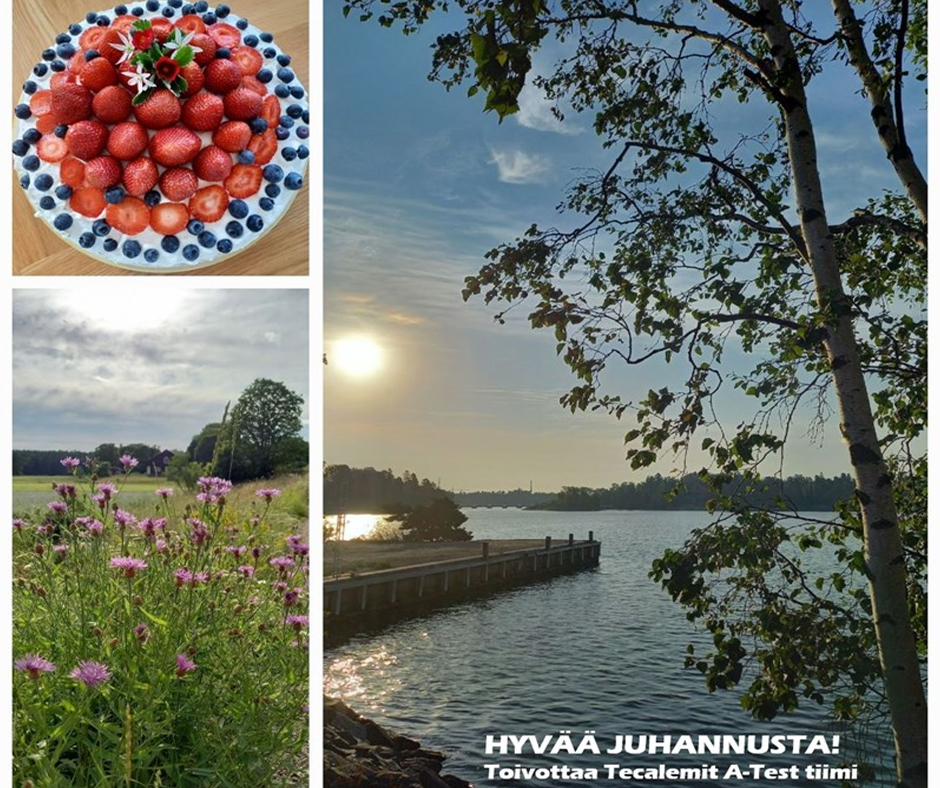 SULJEMME TÄNÄÄN 22.6. KLO 14.00 - HYVÄÄ JUHANNUSTA!